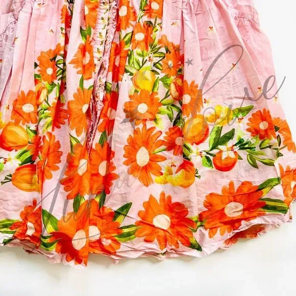 FARM RIO Pink Papaya Salad Maxi Dress NWT - Picture 6 of 10